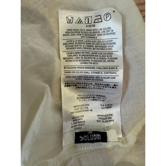 Volcom Stonerow Collection Embroidered Boho Halter Sun Dress - Picture 9 of 9